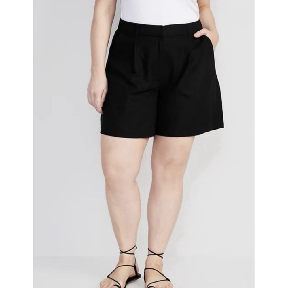 Old Navy Black High-Waist Tailored Women's Shorts
